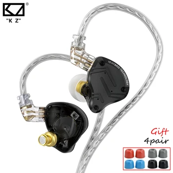KZ ZS10 Pro X Kulak Kablolu Kulaklık Müzik Kulaklık HıFı Bas Monitör Kulaklık Spor mikrofonlu kulaklık ZS10 Pro Yükseltme Sürümü