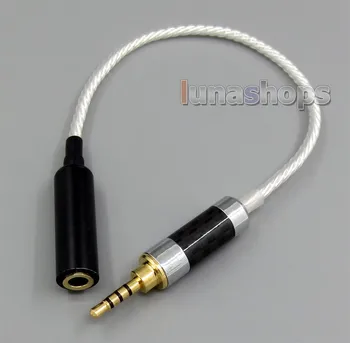 TRRS 2.5 mm Dengeli 3pin 3.5 mm Kadın Ses Gümüş Kablo IRIVER AK240 AK320 AK240ss ak380 LN005135