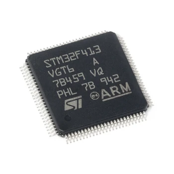 1-100 ADET STM32F413VGT6 LQFP100 STM32F413 32-bit Mikrodenetleyici MCU ARM Mikrodenetleyici Çip Yepyeni Orijinal