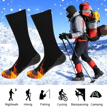 1 Pairs Kış ısıtmalı Çorap Kendinden ısıtma Çorap Termal Çorap Anti-Donma Balıkçılık Kamp Yürüyüş kayak ve ayak ısıtıcı