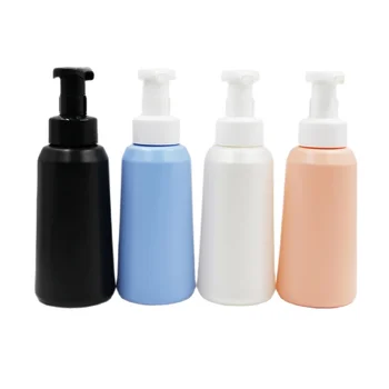 12 adet 500ML Siyah Pembe köpük şişesi Sıvı Sabunluk Konteyner Makyaj Kozmetik Ambalaj Temizleme Köpük Kozmetik konteyner