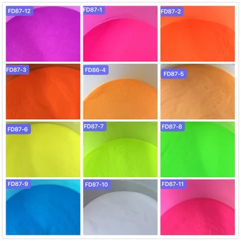 1kg Nail Art Akrilik Toz Toz Neon Floresan Pigment Tozları Koleksiyonu 12 Renk Uzatma/Gravür Çivi Manikür#4