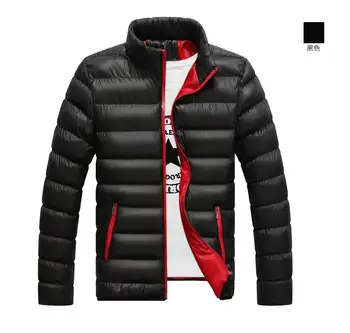 2019 Yeni Ceketler Parka Erkekler Sıcak Satış Kaliteli Sonbahar Kış Sıcak Dış Giyim Marka Ince Erkek Mont Rahat Rüzgarlık Ceketler Erkekler M-4XL