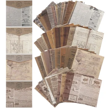 240 Yaprak Vintage koleksiyon defteri kağıdı Malzemeleri Günlük Scrapbooking Malzeme Kağıt Dekoratif El Sanatları DIY Günlük Kağıdı