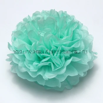 29 renk mevcut!! Düğün dekorasyon için pom poms 8inch(20cm) DIY kağıt 120pieces/çok el Yapımı kağıt çiçek çelenk