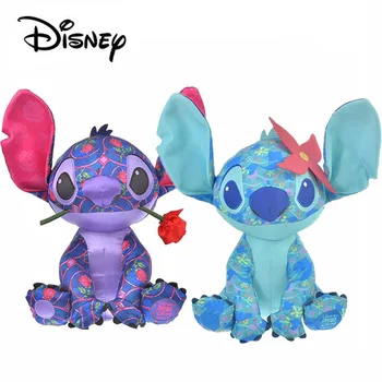 38 CM Hakiki Disney Lilo ve Dikiş Dolması peluş oyuncaklar Kawaii Peluş Yastık Sınırlı Sayıda Lilo Ve Dikiş Gül Bebek Hediye Kız İçin