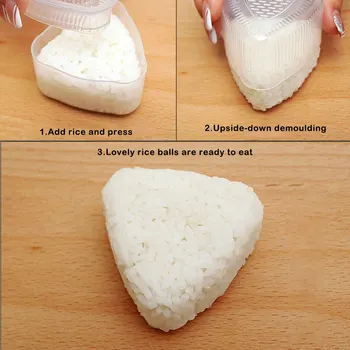 4 Adet Set Pirinç Topu Makinesi Suşi Kalıp Kahvaltı Güzel Mutfak Yapma