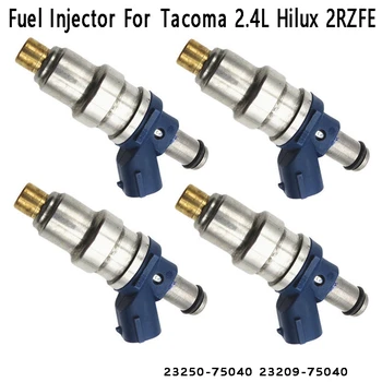 4 Adet / takım yakıt enjektörü 23250-75040 23209-75040 Toyota Tacoma İçin 2.4 L Hilux 2RZFE