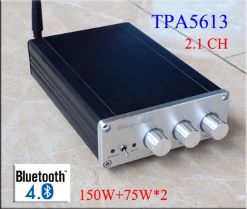 75W*2+150W Dijital amplifikatör kullanarak TPA5613 Büyük chip 2.1 kanal Sınıf D Güç amplifikatör Subwoofer CSR8635 Bluetooth 4.0