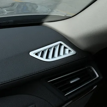 ABS Araba Dashboard Klima Çıkışları Çerçeve Dekoratif Kapakları BMW 7 Serisi İçin F01 F02 2009-2014 Çıkartmalar Araba Aksesuarları