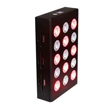 ADVASUN siyah Anti Aging 660nm kırmızı ışık tedavisi LED 850nm kızılötesi paneli cilt ağrı kesici güzellik cilt gençleştirme foton