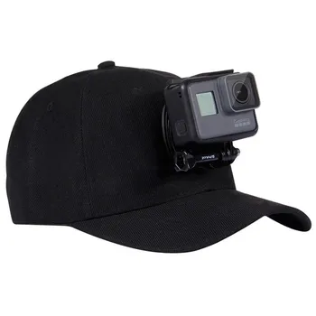 Aksiyon kameraları Kafa Dağı Şapka İle Hızlı Bırakma Toka Dağı Ayarlanabilir Kap GoPro 5 Oturumu Hero 9 8 7 6 5 4 3 DJI OSMO Vb
