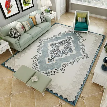 Amerikan lüks oturma odası halısı yatak odası paspas modern tasarım kanepe masa zemin kahve paspas çalışma zemin mat ve halı