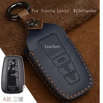 Araba Anahtarı Durum Anahtarlık Çanta yüksek kaliteli deri Toyota Levin Wildlander Rav4 Aksesuarları