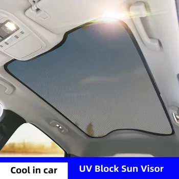 Araba Güneş Gölge Katlanır Yan pencere tel ağı Güneşlik UV Blok Perde Koruyucu Kapakları Ford Mustang İçin Mach-E 2021 2022 Aksesuarları