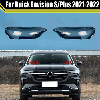 Araba lens camı Başkanı İşık Lambası Kapakları Far Kabuk Buick Envision İçin S / Artı 2021 2022 Şeffaf Abajur Far Kapağı