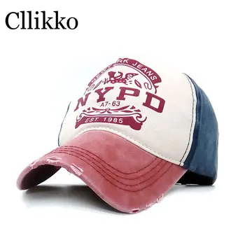Cllikko toptan beyzbol şapkası snapback şapka bahar yaz pamuklu kasket hip hop gömme kap ucuz şapka erkekler kadınlar için kap