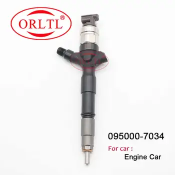 DENSO Araba için ORLTL OEM 23670-39185 095000-7034 Motor Dizel Enjektör 0950007034 2367039185