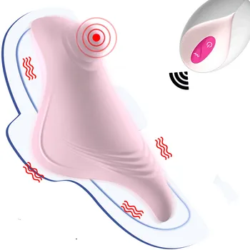 Erotik Seks Oyuncakları Kablosuz Uzaktan Giyilebilir Vibratör Kadınlar İçin yapay penis üzerinde kayış Vibratör G Noktası Klitoris Stimülasyon Külot Vibratör