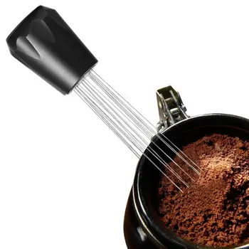 Espresso Kahve Karıştırıcı Profesyonel Kahve Aracı Espresso Dağıtım Doğal Saplı İğne Tipi Dağıtıcı Kahve Sabotaj