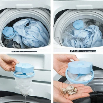 Ev Epilasyon Catcher Filtre Örgü Kese Temizleme Topları Çanta Kirli Fiber Toplayıcı Çamaşır makine filtreleri Çamaşır Topu Disk