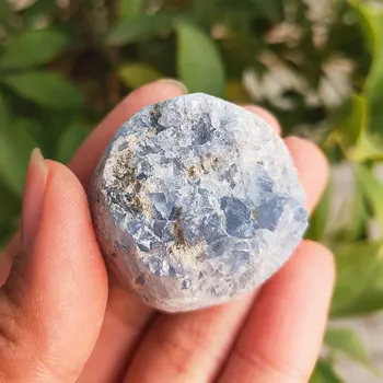 G Doğal Kuvars Kristali celestite adı jeot Mavi SPAR delik Numune Mineral taş küme şifa fengshui