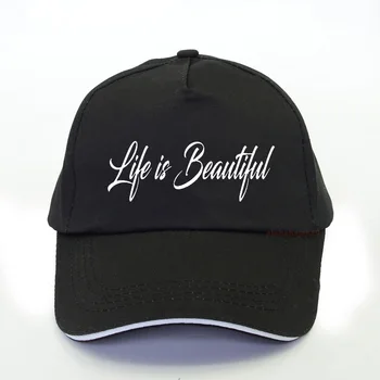 Hayat Güzel Mektup baskı Kadın beyzbol şapkası 2020 yaz erkek Eğlence açık kamyon şoförü şapkası ayarlanabilir Unisex snapback şapka