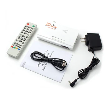 HDMI uyumlu DVB-T DVB-T2 TV Tuner Alıcı TV Set üstü Kutusu Dijital Karasal HDMI uyumlu / AV ÇIKIŞI PC LCD CRT Monitörler