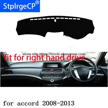 honda accord 04-16 için sağ sürücü pano mat Koruyucu ped siyah renk araba-styling İç Tamir Sticker Mat ürünleri