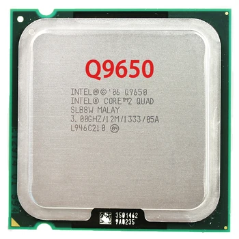 Intel Core 2 Quad Q9650 3.0 GHz Dört Çekirdekli Dört iplik CPU işlemci 12M 95W LGA 775