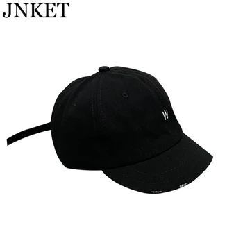 JNKET Yeni Unisex Kısa Vizör beyzbol şapkası Hip Hop Kapaklar Snapbacks Şapka Gorras Casquette