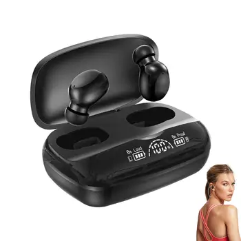 Kablosuz Kulaklık HiFi Stereo kablosuz mikrofonlu kulaklık bluetooth Uyumlu 5.2 Kulak Su Geçirmez Spor Oyun Kulaklık