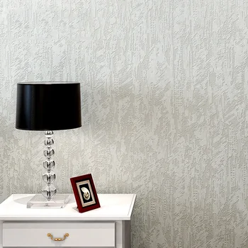 Kendinden Yapışkanlı Kalın 3D Dokunmamış Duvar Kağıdı Yatak Odası Oturma Odası Duvar Kağıdı Düz Otel TV Duvar Kağıdı