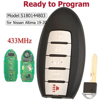 KEYECU KR5TXN4 S180144507 Akıllı 5 Düğme Anahtarı Nissan Rouge için 2019 2020 2021 Başladı 433MHz 4A HITAG AES NCF29A1M 285E3-6RR7A