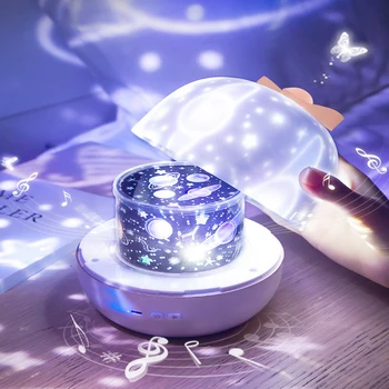 LED yıldız Gökyüzü ışık projektör doğum günü hediyesi Kadın Düzenleme Yaratıcı Kız Kalp Çocuk parlayan Oyuncak Hediye Rüya Gece Lambası