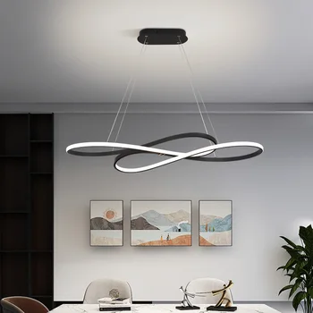 MDWELL nordic ışık Modern LED kolye ışıkları oturma yemek odası için Lamba armatür süspansiyon kolye lamba de techo colgante