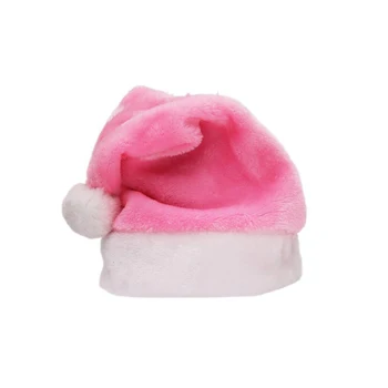 Noel Şapka Peluş Santa Şapka Noel saç bonesi Süslemeleri Unisex Festivali Parti saç aksesuarı Kostüm Cosplay Fotoğraf Prop