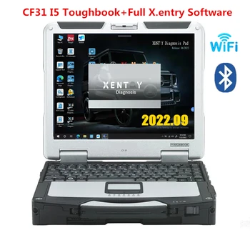 Panasonic Toughbook CF31 CF - 31 İ5 4GB 360GB SSD ile 2022.09 xentry tam yazılım Çalışması MB Yıldız SD C4/C5/C6 openport 2.0
