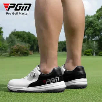 PGM golf ayakkabıları çıkarılabilir çiviler su geçirmez topuzu ayakkabı bağı golf erkek spor ayakkabıları 2022