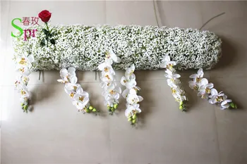 SPR 1 m / adet düğün kemer çiçek masa koşucu centerpiece sahne zemin dekoratif yapay çiçek toptan
