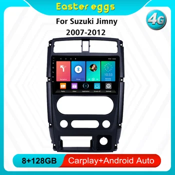Suzuki Jimny 2007-2012 için 4G CARPLAY 9 İNÇ 2Din araba android multimedya Stereo Çalar GPS navigasyon başkanı Ünitesi WİFİ Kafa Ünitesi BT