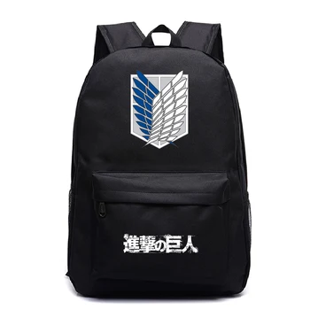Sıcak Anime Titan Sırt Çantası Erkek Kız Okul Çantaları Okul Çantalarını Seyahat Bagpacks Genç Geri Okul Sırt Çantaları Hediyeler