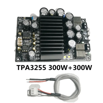 TPA3255 HIFI Dijital Amplifikatör Kurulu D Sınıfı Amplifikatör Kurulu 300Wx2 (1 Takım,Siyah)