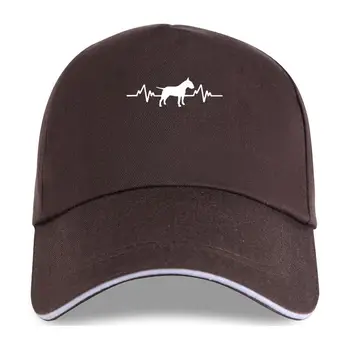 yeni kap şapka Komik Kalp Atışı İngilizce Bull Terrier Köpek Erkekler Özel Desen pamuklu beyzbol şapkası Adam Şaka Mevcut Rahat