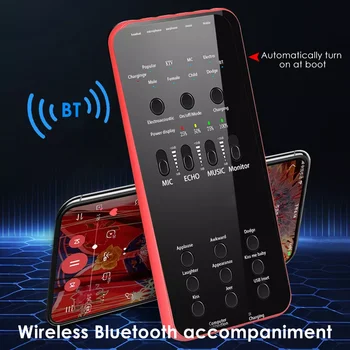Canlı Telefon Ses Kartı Ses Değiştirici Cihazı Harici Ses Kartı cep telefonu PC Yayın USB Canlı Ses Kartı Şarkı Ekipmanları